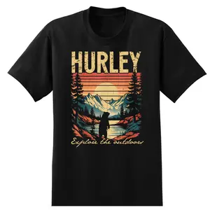 Retro Hurley Explore the Outdoors Bear Mountain Sunset T-Shirt