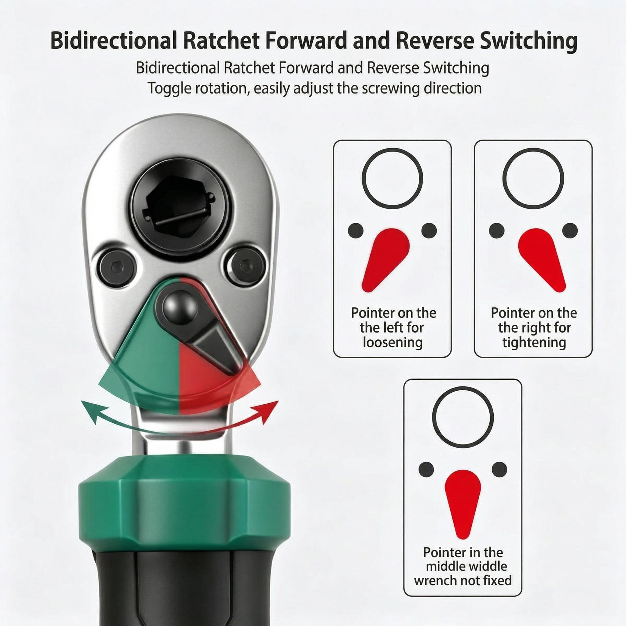 40-Piece All-in-One Socket & Screwdriver Bit Set, High-Torque Ratchet Wrench Tool Kit for Home, Garage, Auto Repair Magnetic Rotary car Removal Portable