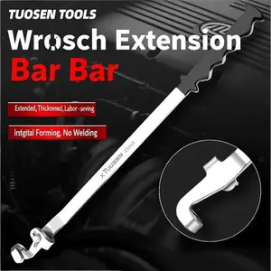 1pcs Extension Bar Tool Handle, Ultra-Long 15 Inch Ratchet Extender, Maximum Leverage for Mechanics DIY Enthusiasts Garage Mechanics