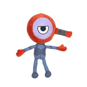 Dandy's World Ebony Detective Rodger Plush Toy 11.81in/100g Movie Stuffed Animal Anime Doll for Kids Birthday Xmas Gift Cartoon Scrap Pillow Horror Game Plushie