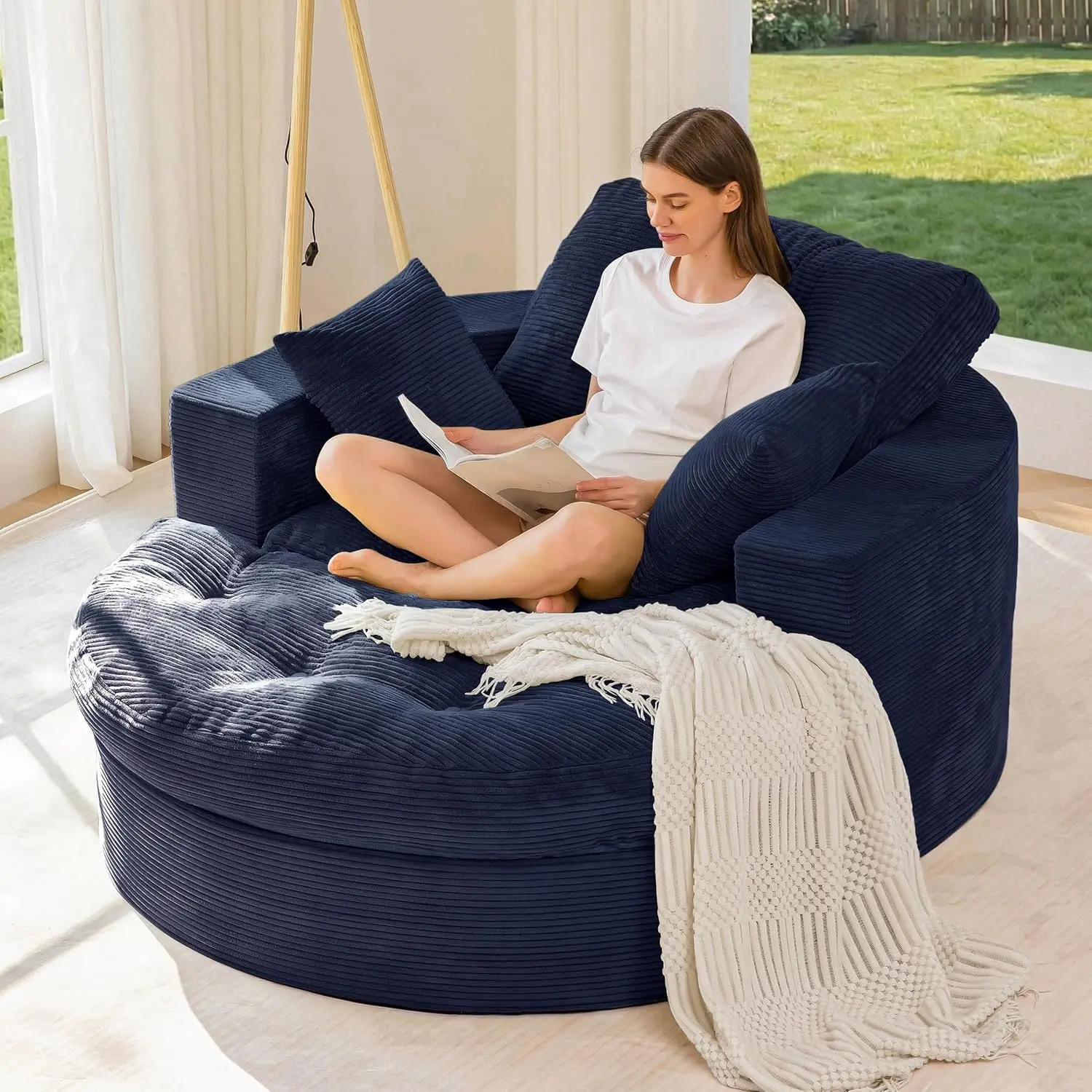 Navy (Round Sofa)
