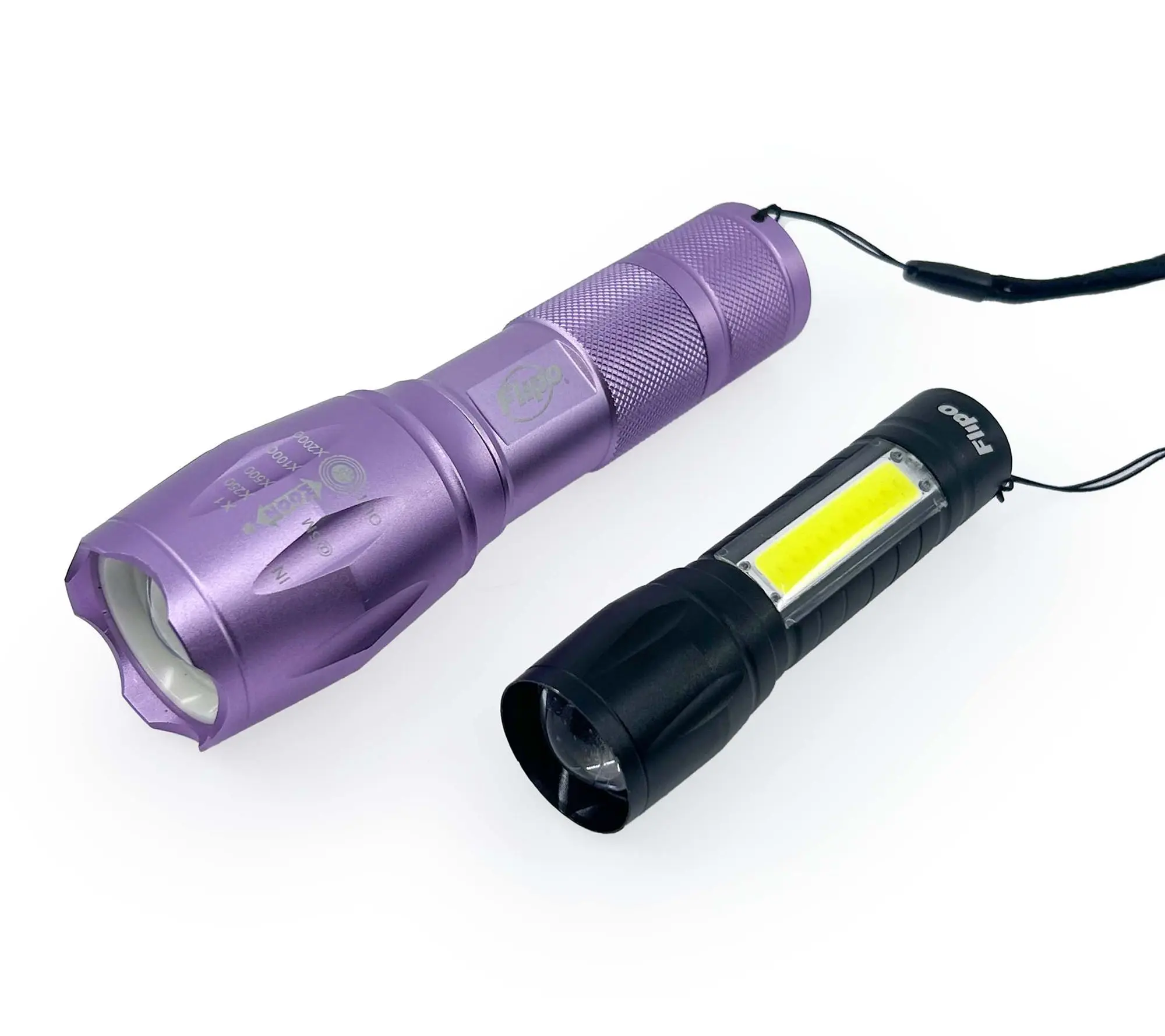 Flipo Set of 2 Big & Little Stinger Tactical Flashlights