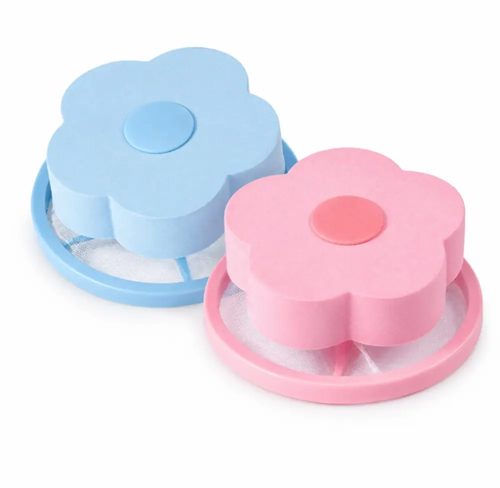 TIKA 2-Pack Floating Pet Hair Catchers for Washing Machine, Reusable Laundry Fur and Lint Removers