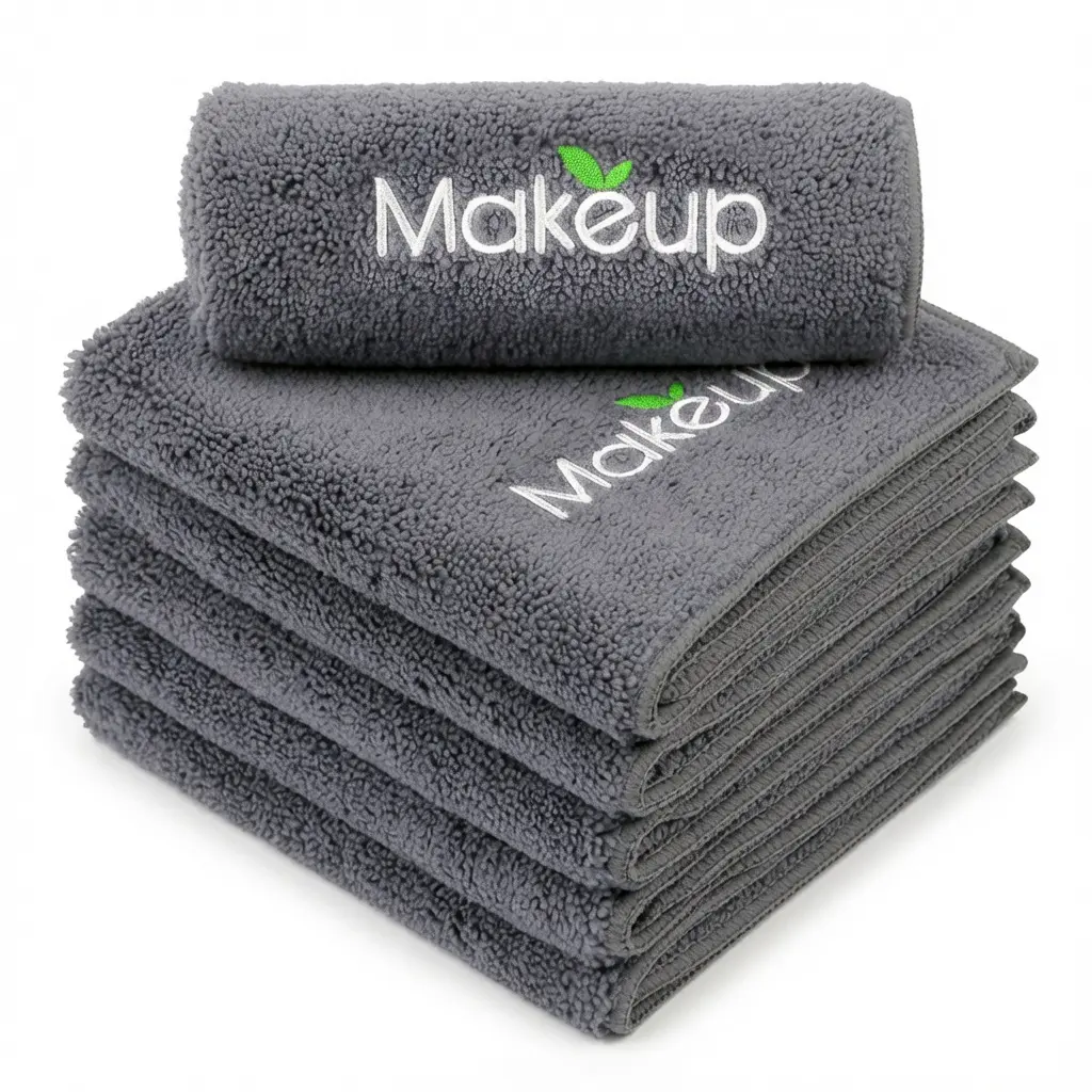 Reusable Microfiber Makeup Remover & Gentle Multi-Purpose Cleaning Cloths - Skin-Friendly, Ultra-Soft Wipes for Adults, Easy Removal, Quick Dry, Machine Washable, 13x13 in Grey, 6 Pack, Reusable Multi-Purpose Cleaning Cloths
