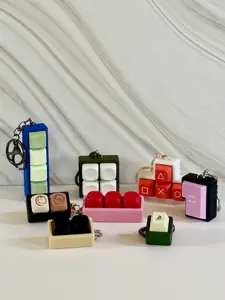 Mechanical Keyboard Fidget T-Shape Keychain