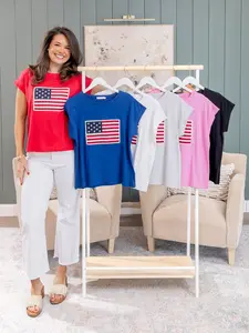 Zenana American Flag T-Shirt | S-3XL Americana Zenana American Flag T-Shirt | S-3XL Americana