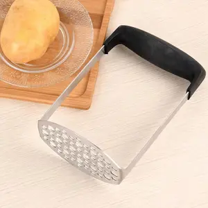 Kitchen Essential: Stainless Steel Potato Masher, Perfect for Homemade Mashed Potatoes, Baby Food & Side Dishes