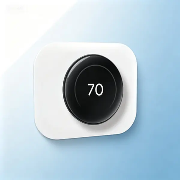 Wall Plate Trim Kit for Nest Thermostat - Smooth Finish, Easy Installation - Compatible with Google Nest Learning Thermostat 4th Gen - Nest Wall Plate, Cover Accessory - No Painting Needed, Reusable