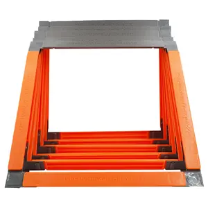Multifunctional Fixed Agility Ladder Foot Coordination Speed Training Rung Ladder for Physical Fitness Athletic Drills & Skill Enhancement