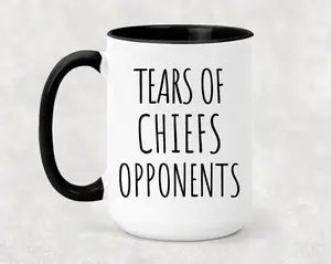 Chiefs Fan Mug, Chiefs Mug, Tears of Packers Opponents, Football Gifts For Dad, Boyfriend, Football Fans Sport Themed Cup