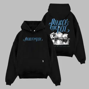 Vintage Pierce The Veil Collide With The Sky Two-Sided T-Shirt Top Men's and Women's Clothing Hoodied Classic Cotton Sweaters