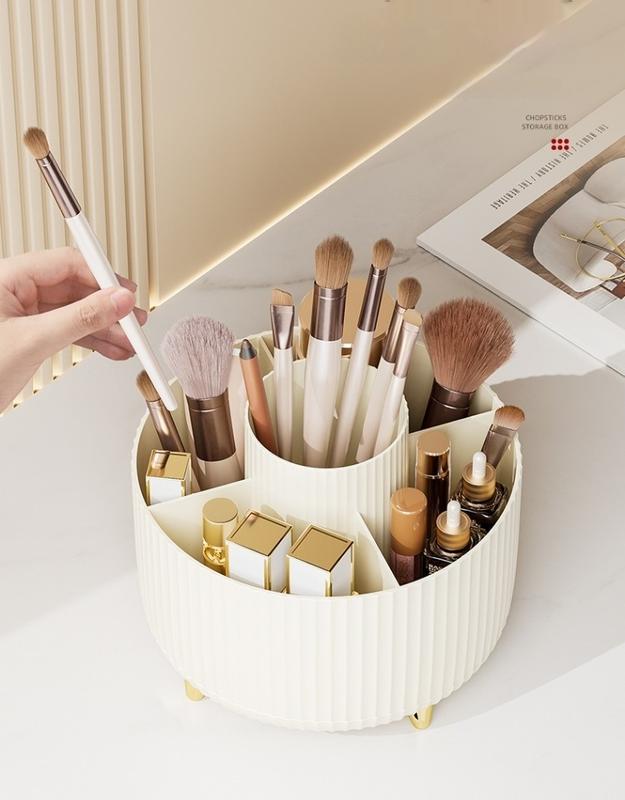 BlakeFridaySale Stackable Makeup Storage Box Cosmetic Organizer for Bathroom, Dresser | Holds Palettes & Tools mini  box organizer  bag multi-grid countertop makeup storage box Large Waterproof Makeup Organizer Box Dustproof Makeup Storage Cabinet