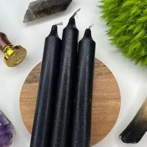 Black Taper Candles