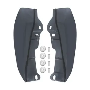 Smoke Mid-Frame Air Deflectors Engine Heat Shield Fairing Direct Fit For Harley Touring 09-16