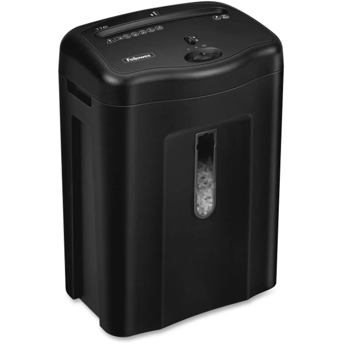 Learning Resources FEL4350001 Micro Cut Paper Shredder - Black, Home Use, 11 Sheets/Pass, 5 Minutes Runtime, 30-Minute Cooldown, Patented Safety Lock, Quiet Operation, Shreds Credit Cards