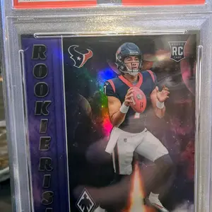 C.J. Stroud- 2023 Panini Phoenix Rookie Rising #RIS-2 Rookie /125 PSA 8 Texans