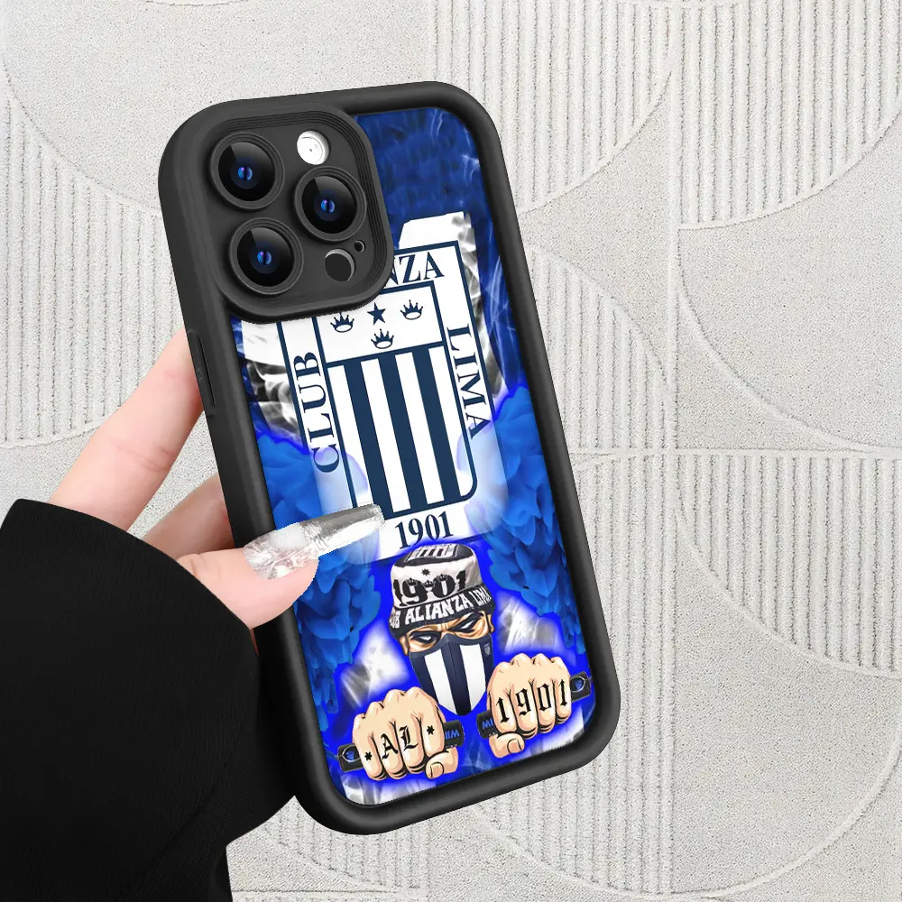 Peru |       Lima Alliance Football Style - Durable and Long-Lasting |       Camera Protection |       Shockproof and Drop-Resistant |       Matte Anti-Slip |       Light Luxury Fashion, UV Printed. Suitable for iPhone 17 E Air Pro ProMax iPhone16 15 14 P