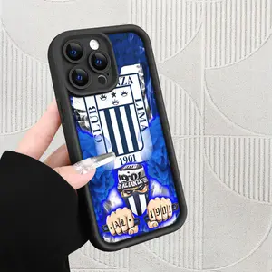 Peru |     Lima Alliance Football Style - Durable and Long-Lasting |     Camera Protection |     Shockproof and Drop-Resistant |     Matte Anti-Slip |     Light Luxury Fashion, UV Printed. Suitable for iPhone 17 E Air Pro ProMax iPhone16 15 14 Plus 13 12