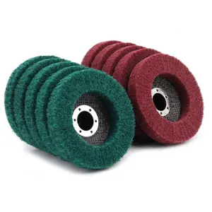 10Pcs/Set 180/320 Grit Nylon Fiber Flap Disc Metal Polishing Wheel,Abrasive Buffing Grinding Discs for 4" Angle Grinder,Deburring and Rust Removal of Welds on Complex Surfaces,Tools & Hardware