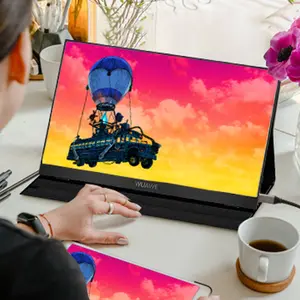 14 inch/15.6inch/16 inch 144 Hz 2.5K Portable Monitor, IPS Gaming Monitor,1080P FHD Laptop Monitor USB C HDMI Computer Display HDR Eye Care External Screen, USB-C HDMI Second External Monitor for Laptop,PC,Mac Phone,PS,Xbox,Swich