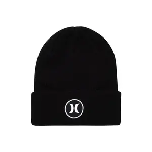 Hurley Beanie for Men Women - Classic Cable Knitted Skull Cap, Lightweight Winter Hat for Men and Women