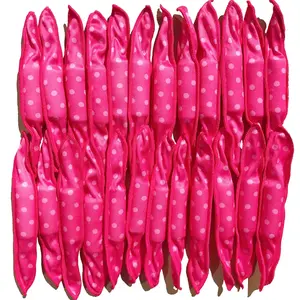 40 Soft Heatless Hair Curlers - Large Overnight Pillow Sponge Rollers for Curly Hairstyle