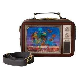 Sesame Street Lenticular Retro Tv Crossbody Bag