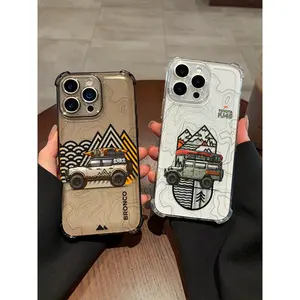 Bronco  Phone Case for use with iphone 17 air 16 pro max 15 plus 14 pro 13promax Off-Road RetroRevival phone cases for iphone12/11 XS /XSMAX cool phone case for Mens