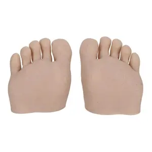 Nail Practice Training Foot Bendable Manicure Tool Practice Fake Foot Model