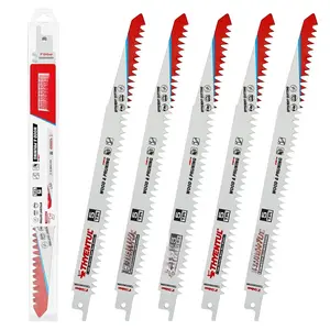 Pruning Reciprocating  ,9 Inch Pruning  for Reciprocating ,Durable High Carbon Steel Reciprocal   for  Tree Pruning &   (5 Pack/5TPI)