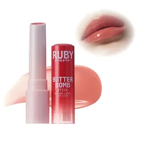 Ruby Kisses Butter Bomb Lip Balm – High Shine Tinted Gloss & Hydrating Lipstick With Shea Butter