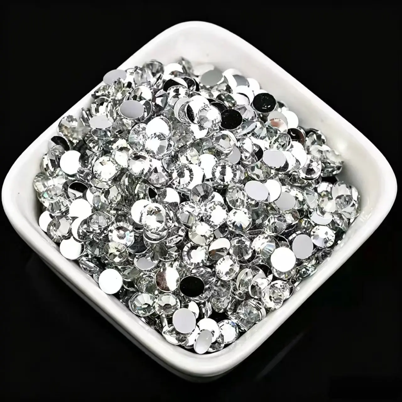 #Cocoshop02 Sliver Acrylic Flatback Rhinestons Mix -- Shovel in Live