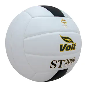 Soft Touch 2000 Volleyball  – Semi-Professional & Amateur Play – Size 5 | White & Black