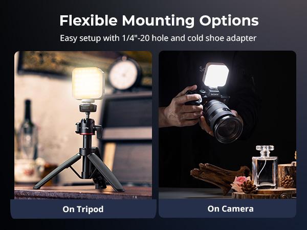 SMALLRIG P96/P108  Neo Mini LED Video Light, Portable Camera Light for Photography, Cold Shoe Light, CRI95+, 2700K-6500K, 1500mAh Battery, Fill Light Accessories for Content Creator,