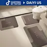 3 PCS Super Absorbent Bath Mat Magic Rug Sets,Thin Quick Drying Bath Mat Non-Slip Floor Rug Rubber Backed,Suitable for bathroom, shower room, kitchen, laundry room