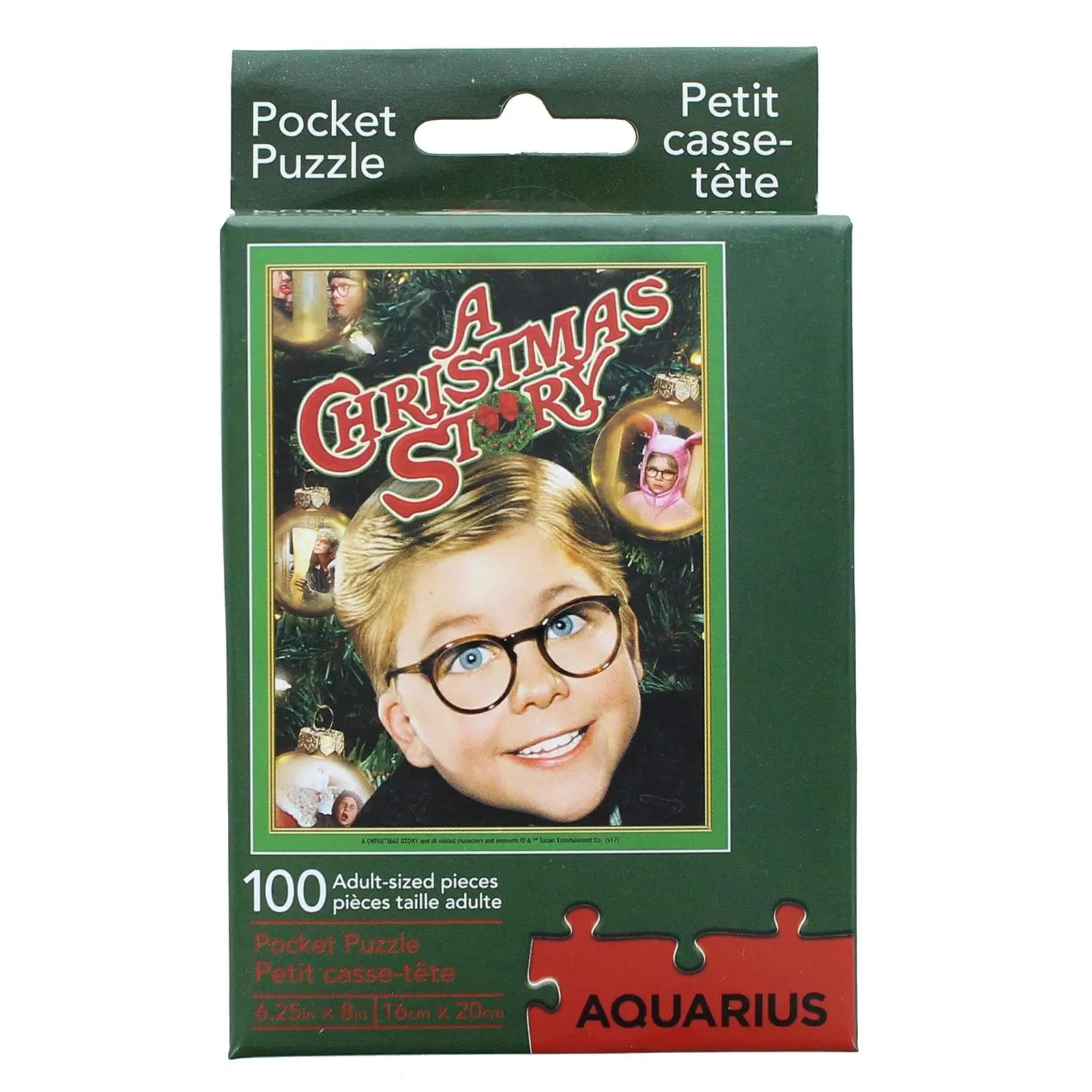 A Christmas Story 100 Piece Pocket Jigsaw Puzzle A Christmas Story 100 Piece Pocket Jigsaw Puzzle