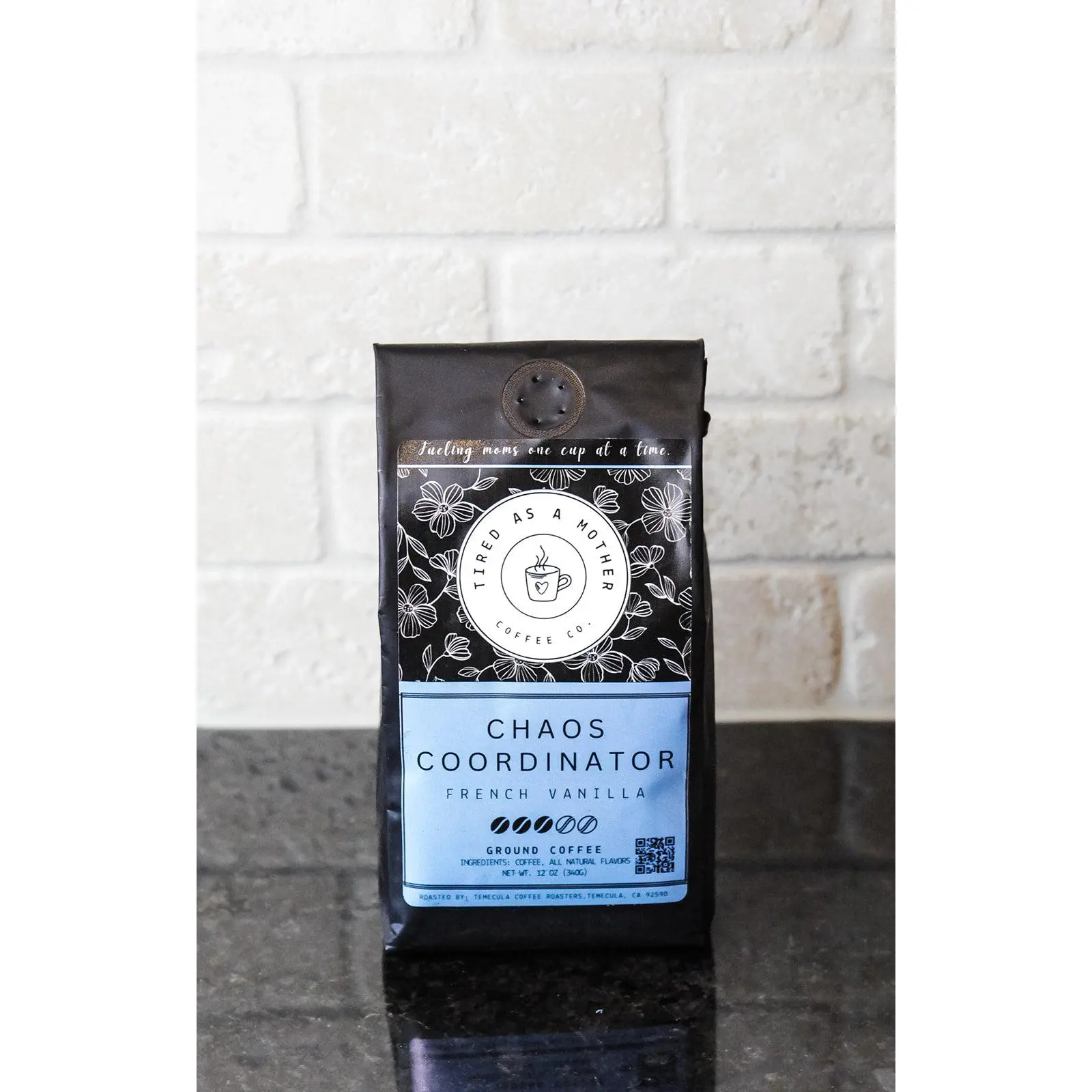 Chaos Coordinator Coffee - French Vanilla Blend, Perfect for Busy Moms, Tired Mom Gift,  12oz Bag