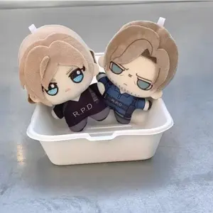 New Anime Leon Scott Kennedy Plush Doll Pendant Toy 10cm Cartoon Cute Soft  Leon S. Kennedy Plush Doll Pendant Toy For Kid Gift