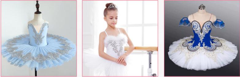 Girls' Ballet Dance Leotard Tutu Dress - Women' Princess Performance Costume with Lace & Tulle Skirt for Dance Recital Halloween, Birthday Party