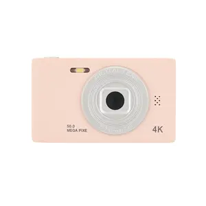 Retro Portable Mini Compact CCD Point & Shoot Digital Camera - HD Imaging, HD Video Recording, Rechargeable, Memory Card Compatible for Students