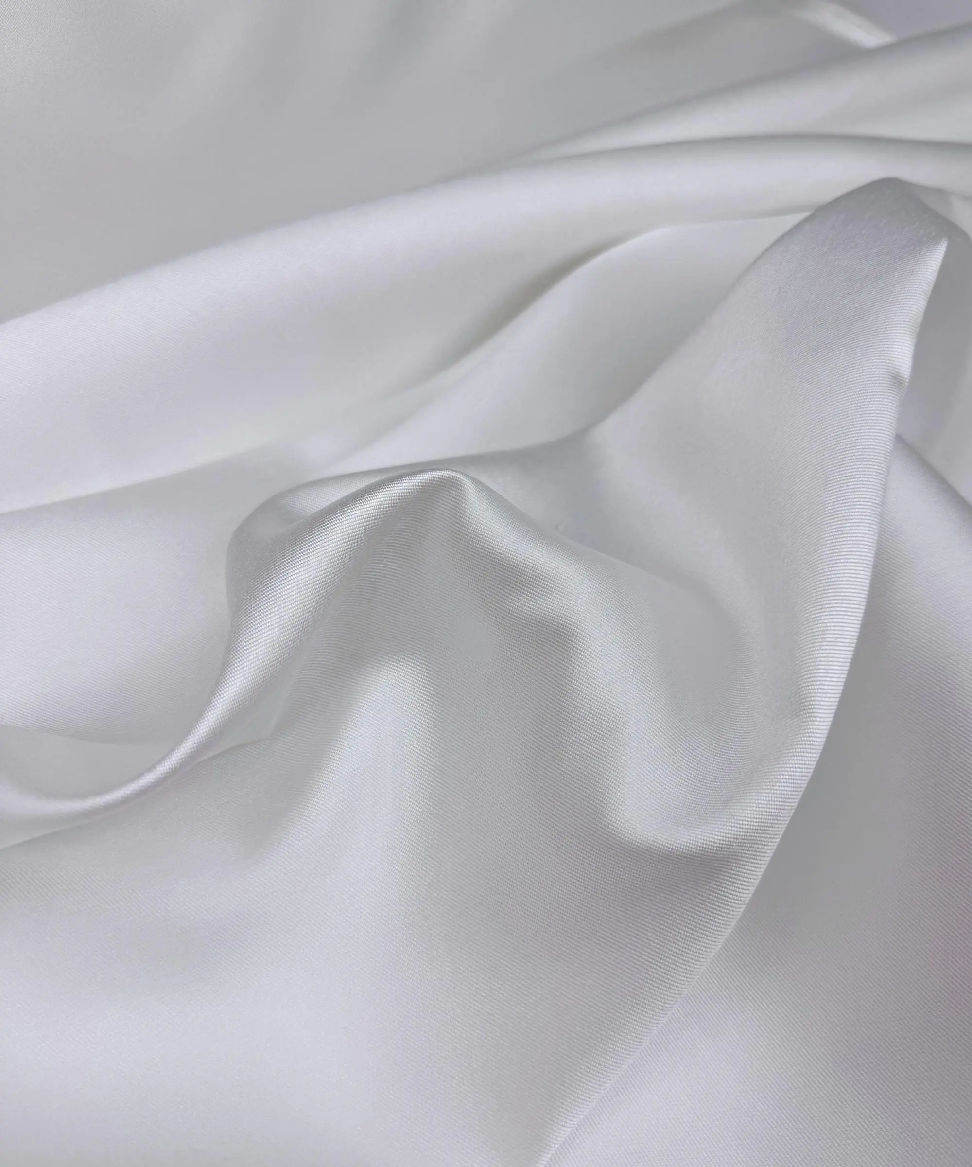 White Mikado Satin Twill White Mikado Satin Twill
