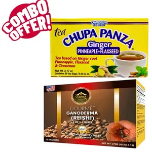 GN+VIDA Chupa Panza Tea (30 Tea Bags), Herbal Supplement Beverage, Fruit Flavor, Dietary Supplement, Natural Ingredients