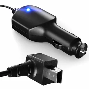 Car Charger Power Cord for Garmin Nuvi GPS, Garmin GPS Power Cord Replacement 13ft Long, Mini USB Charging Cable fit for Nuvi, Dezl, Drive, DriveSmart, DriveAssist, RV, Zumo (Without Traffic)
