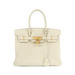 Pre-owned HERMÈS Calfskin Shoulder Bags Hermes Birkin30 Togo