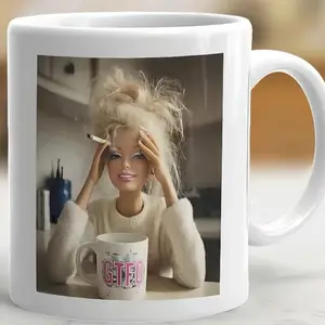 Gtfo Barbie coffee mug