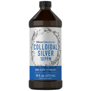 Carlyle Colloidal Silver Liquid | 10 PPM | 16 fl. Oz (473 mL) | With Nano Silver Technology Solutions | Vegetarian, Non-GMO, Gluten Free Supplement