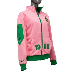 Alpha Kappa Alpha Elite Track Jacket Pink
