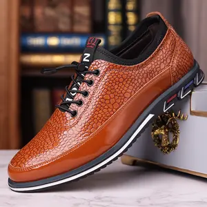 Men's business style solid color slip-on dress shoes, fashionable and comfortable office casual shoes, versatile men's everyday office shoes, leather shoes with closed casual rubber sole, lightweight and breathable. Trendy Pointed Toe