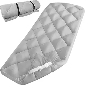 Mattress Pad (Improved Thickness) Quilted  Pads for Camping, Sleeping Mattress Topper 30" X 75" for Camp/Rv Bunk/Narrow  Beds