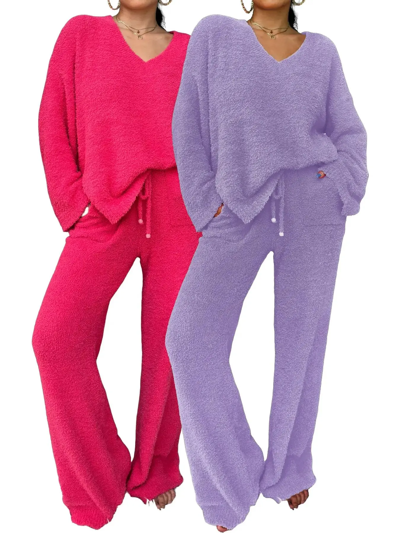 Hot Pink*1 pc+Lilac*1 pc